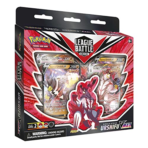 Card Game Pokemon TCG: Single Strike Urshifu VMAX Battle Deck,Red