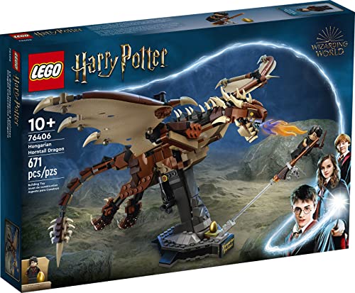 LEGO Harry Potter Hungarian Horntail Dragon 76406 Building kit (671 Pieces)